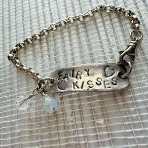 Fairy Kisses Fine Silver Bracelet – One of a Kind